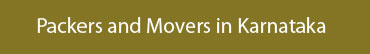 Packers and Movers Karnataka